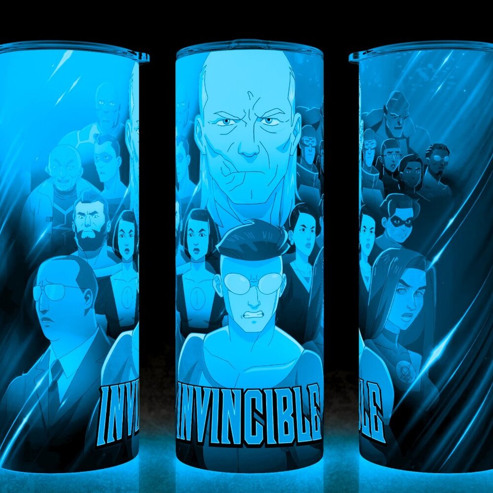 Glow in the Dark Invincible Anime  Collection Cup Mug Tumbler